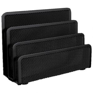 STALAK ZA PISMA ŽICA 17,3X8X14CM LZ-204 FORNAX CRNI
