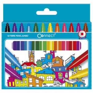 FLOMASTER ŠKOLSKI 12BOJA JUMBO CONNECT BLISTER