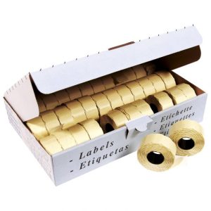 ETIKETE U ROLI 26X16MM ODLJEPLJIVE OBLE DVOREDNE PK36 PRINTEX BIJELE