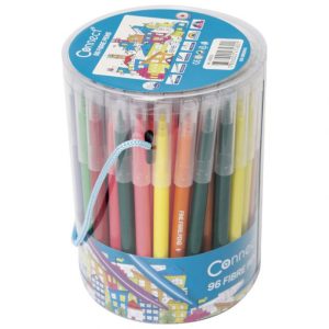 FLOMASTER ŠKOLSKI 96BOJA (12BOJAX8KOM) U PVC KANTICI CONNECT