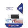 MEMORIJA USB 32GB 2.0 PINSTRIPE VERBATIM 49064 CRNA BLISTER