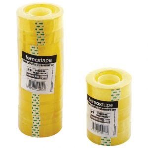 TRAKA LJEPLJIVA 15MM/33M PK10 FORNAX PROZIRNA