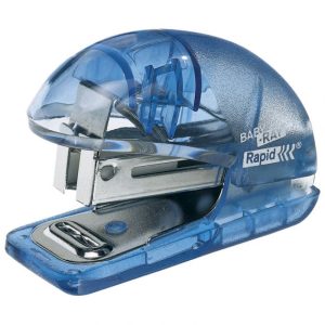 STROJ ZA SPAJANJE DO 10 LISTOVA MINI BABY RAY RAPID 10184032 PROZIRNO PLAVI