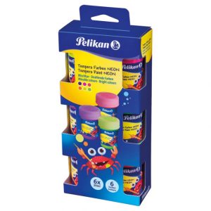 BOJA TEMPERA 20ML U ČAŠI 6BOJA NEON 740N PELIKAN 809382 BLISTER!!