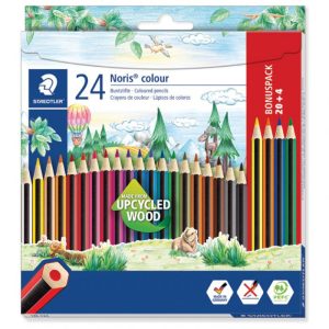 BOJE DRVENE 24BOJE (20 PLUS 4 BOJE GRATIS) NORIS COLOUR STAEDTLER 185 C24P BLISTER