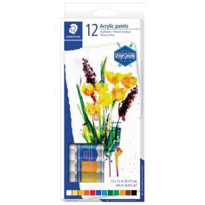 BOJA AKRILNA 12ML ALUMINIJSKA TUBA 12BOJA DESIGN JOURNEY STAEDTLER 8500 C12