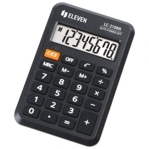 KALKULATOR KOMERCIJALNI 8MJESTA ELEVEN LC-210NR CRNI