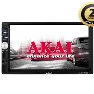 AKAI auto radio, FM, AM, 7" TFT, BT, USB, SD, HandsFree, video, crni CA2DIN7135S