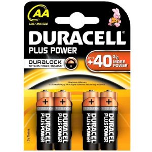Baterije Duracell MN 1500 plus Power Duralock LR6 4*AA