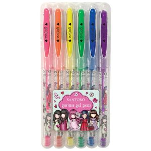KEMIJSKA OLOVKA gel roller GORJUSS 6/1 neon boje, Sparkle & Bloom