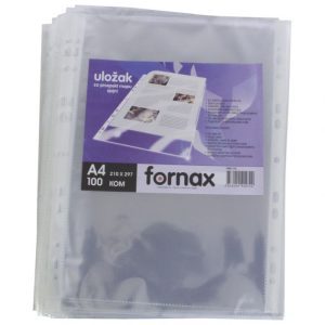 FASCIKL ULOŽNI A4 50MY PP SJAJNI PK100 FORNAX 1772