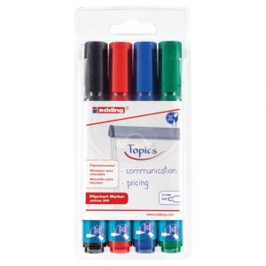 MARKER FLIPCHART 1,5-3MM EDDING 3804BOJE