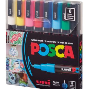 Uni pak marker Posca pc-3m sortirane boje 8/1
