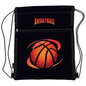 VREĆICA ZA TJELESNI BASKETBALL TEAM 20.CONNECT CRNO-NARANČASTA