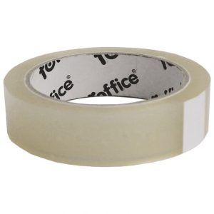 TRAKA LJEPLJIVA 25MM/66M AKRILNA BEŠUMNA 25MY FOROFFICE PROZIRNA