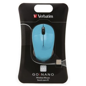 MIŠ USB 3TIPKE OPTIČKI BEŽIČNI VERBATIM 49044 PLAVI BLISTER