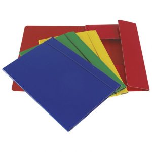 FASCIKL KLAPA S GUMICOM KARTON PLASTIFICIRANI A4 PK5 FORNAX SORTIRANO