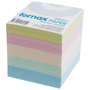 PAPIR ZA KOCKU 9X9X9CM FORNAX PASTELNE BOJE