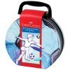FLOMASTER ŠKOLSKI 33BOJE U METALNOJ KUTIJI CONNECTOR SOCCER FABER CASTELL 155538