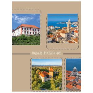 KALENDAR "PUTUJEM HRVATSKOM 2025" 13 LISTOVA, SPIRALA