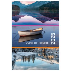 KALENDAR "ZRCALA U PRIRODI 2025" 13 LISTOVA, SPIRALA