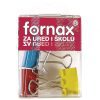 KVAČICE ZA PAPIR 25 MM PK4 FORNAX BC-31 SORTIRANO BLISTER