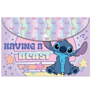 Stitch A4 mapa s gumbom