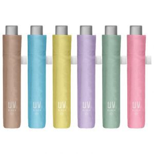 KIŠOBRAN RUČNI SKLOPIVI (RAIN&SUN) EXTRA SLIM UV50 PLUS TIME PERLETTI 26409 SORTIRANO
