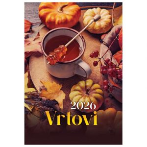KALENDAR "VRTOVI 2026" 13 LISTOVA, SPIRALA