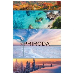 KALENDAR "PRIRODA 2026" 13 LISTOVA, SPIRALA