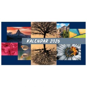 KALENDAR STOLNI MALI 2026. 13 LISTOVA, OBOSTRANI, SPIRALA