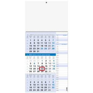 Kalendar poslovni plavi