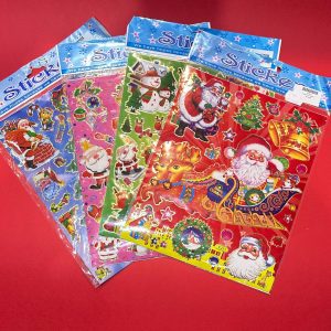 Božićne naljepnice A4 sortirano