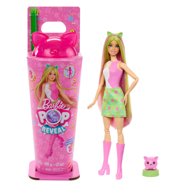 barbie pop reveal shake