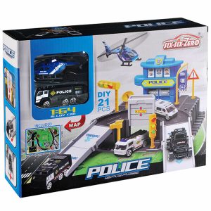 igračka garaža policija