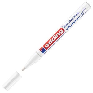 MARKER PERMANENTNI LAKIRAJUĆI 1-2 MM EDDING 751 BIJELI