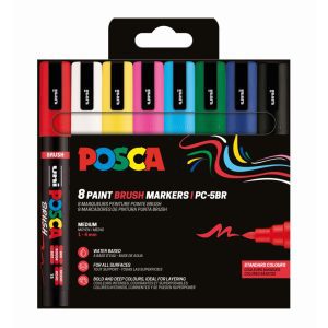posca brush markeri pc-5br osnovne boje