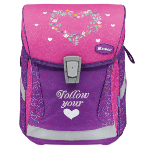 Školska torba Follow Your Heart Karbon