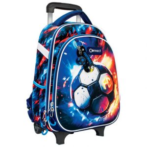 školski ruksak s kotačićima football connect 000060532