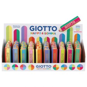 GUMICA U OBLIKU OLOVKE GIOTTO HAPPY GOMMA FILA 2349 4COLOUR SORTIRANO