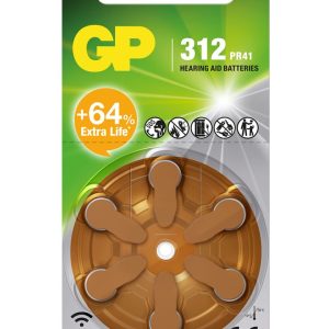 GP baterije ZA312F-ELTD6 Zinc Air Button