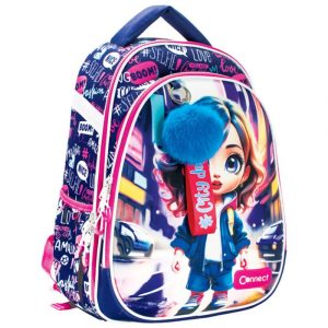 školski ruksak anatomski connect city doll