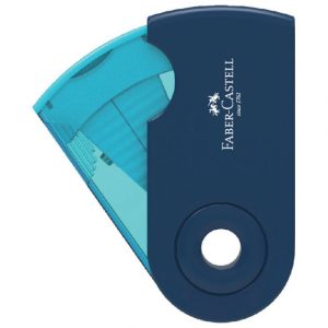ŠILJILO PVC S PVC KUTIJOM 1RUPA SLEEVE MINI FABER CASTELL 182774 SORTIRANO