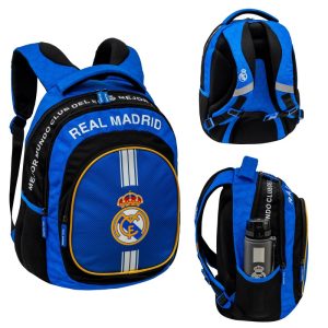 real madrid školska torba plava