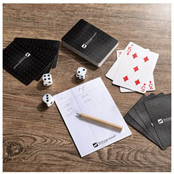 KARTE IGRAĆE ZA POKER PLUS KOCKICE ZA JUMB