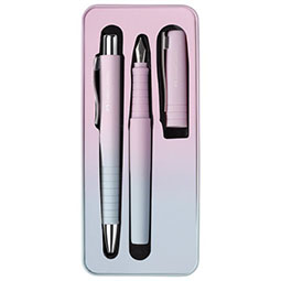 GARNITURA OLOVKA KEMIJSKA PLUS NALIVPERO POLY FLOW U MET.KUT. FABER CASTELL 241054 SVIJETLOPLAVA-SVIJETL